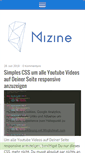 Mobile Screenshot of mizine.de